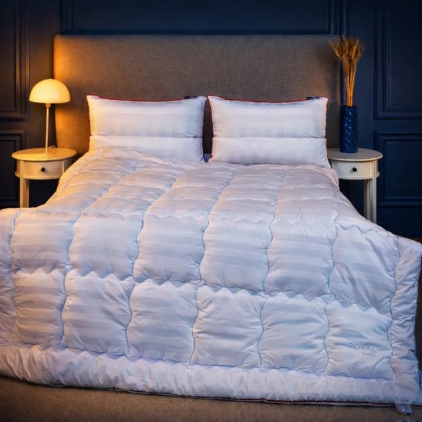 Фото - Набір ковдра євро + 2 подушки MirSon №9558 Royal Pearl Hand Made літня 200х220 Wool + 50х70 (2200010806519)